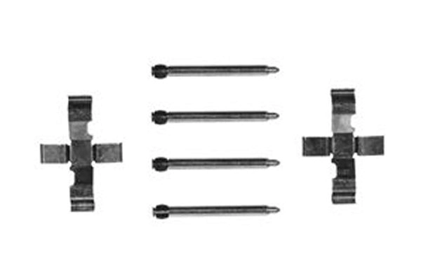 Kit d'accessoires, plaquette de frein à disque TRW PFK245