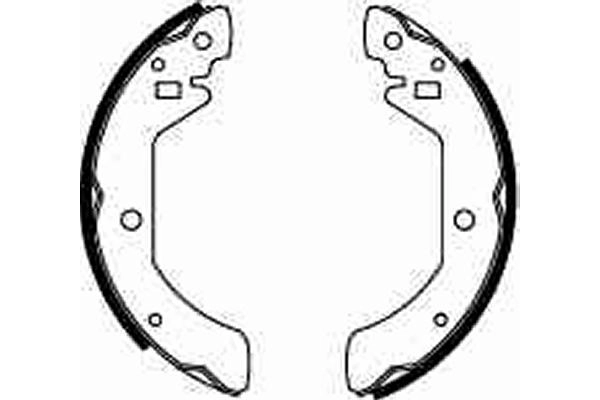 Jeu de mâchoires de frein TRW GS8111