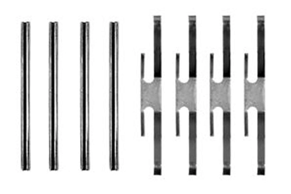 Kit d'accessoires, plaquette de frein à disque TRW PFK174