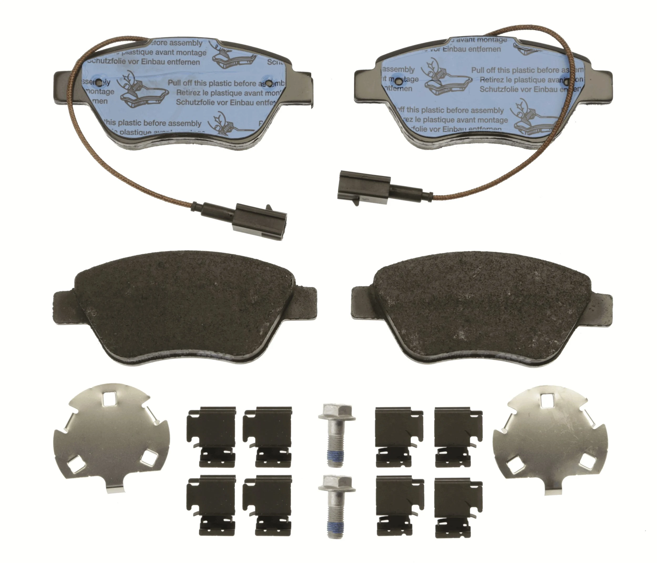 Kit de plaquettes de frein, frein à disque TRW GDB1842