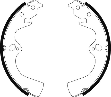 Jeu de mâchoires de frein TRW GS8682