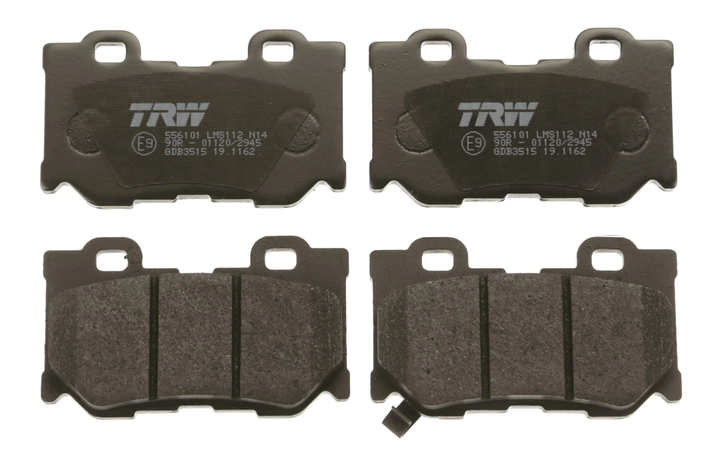 Kit de plaquettes de frein, frein à disque TRW Automotive GDB3515 INFINITI Vue produit 1