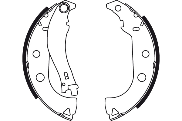 Jeu de mâchoires de frein TRW GS8708