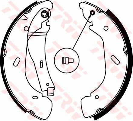 Jeu de mâchoires de frein TRW GS8690