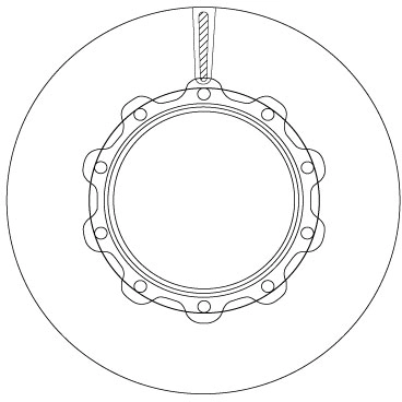 Disque de frein TRW DF5014S