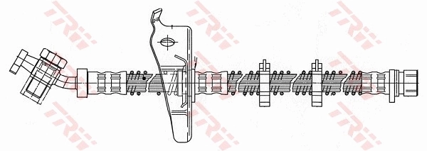 Flexible de frein TRW PHD637