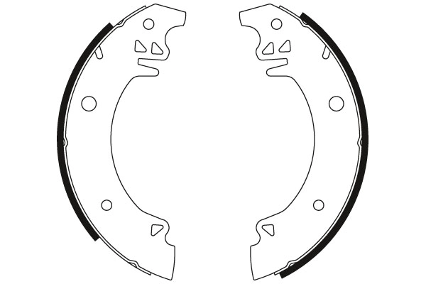 Jeu de mâchoires de frein TRW GS8065