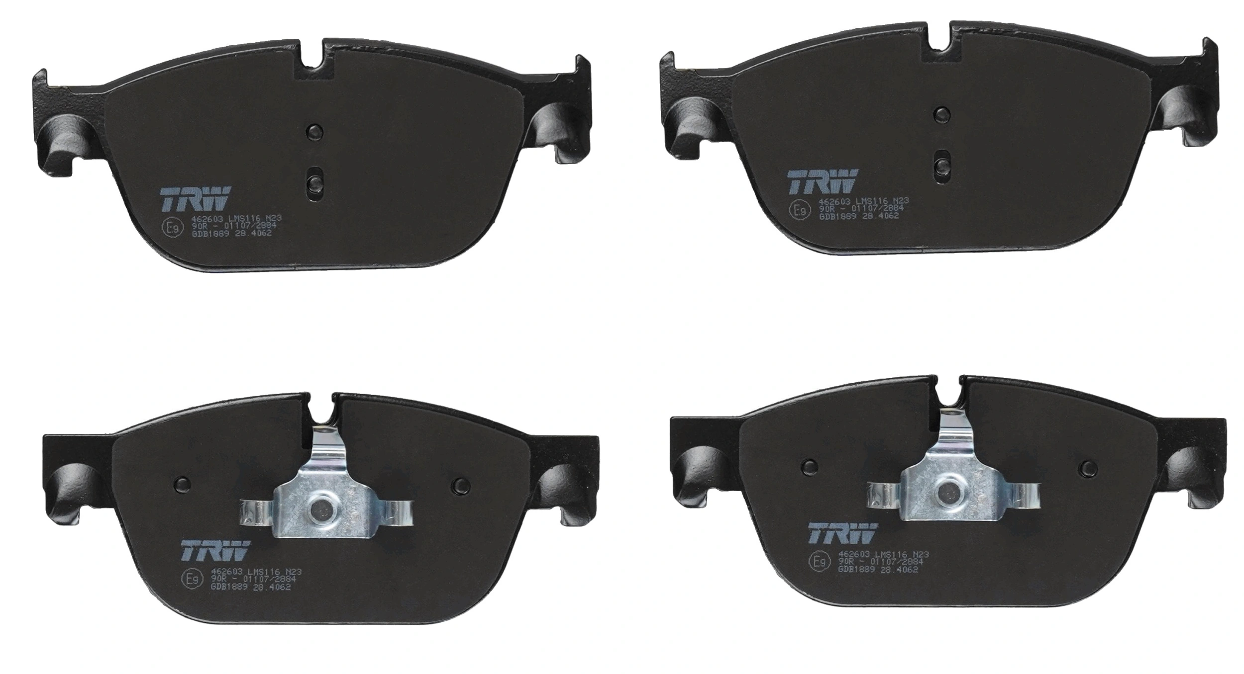 Kit de plaquettes de frein, frein à disque TRW GDB1889