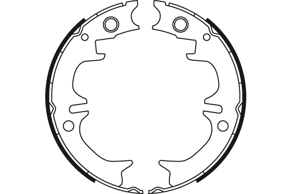 Jeu de mâchoires de frein, frein de stationnement TRW GS8714