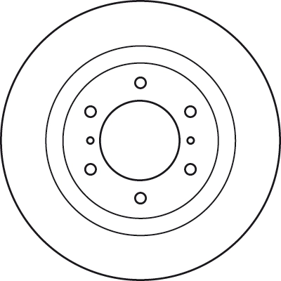 Disque de frein TRW DF4943S
