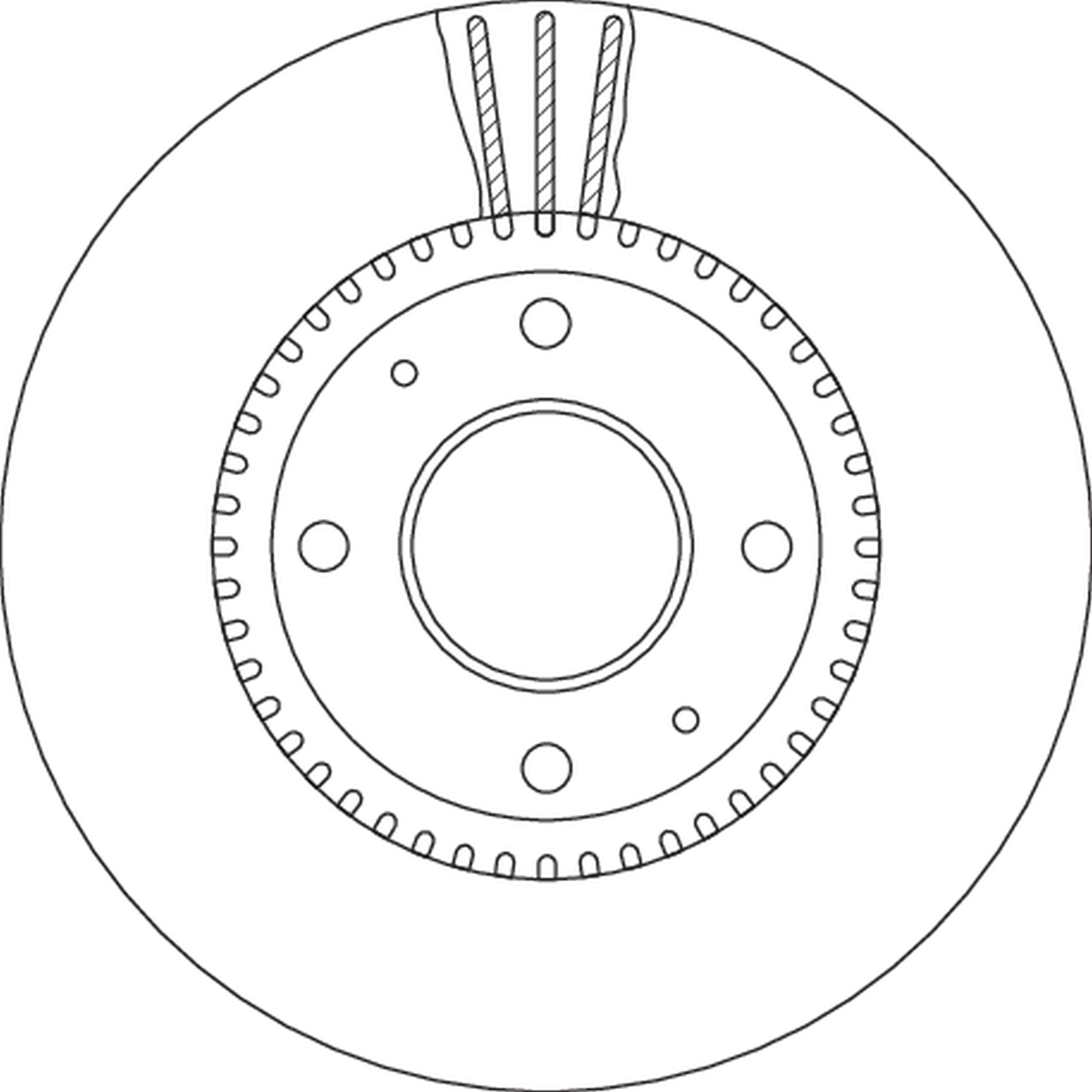Disque de frein TRW DF4710