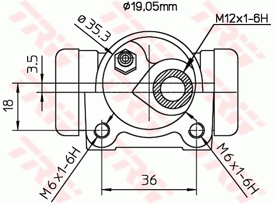Cylindre de roue TRW BWD301
