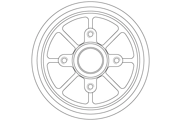 Tambour de frein TRW DB4220MR