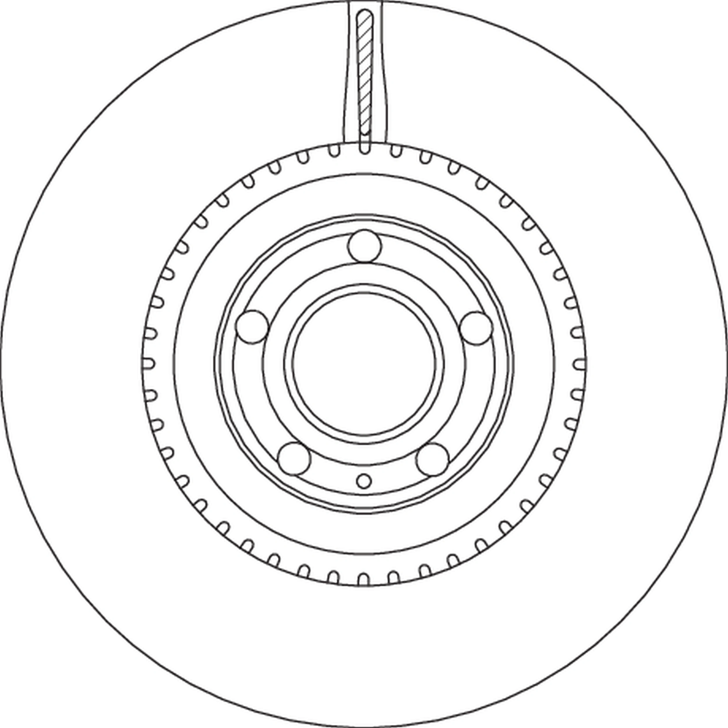 Disque de frein TRW DF4757S