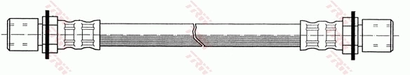 Flexible de frein TRW PHA201