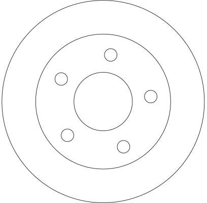 Disque de frein TRW DF4357