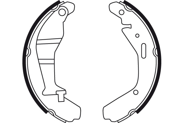 Jeu de mâchoires de frein TRW GS8724