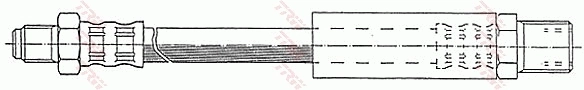 Flexible de frein TRW PHC165