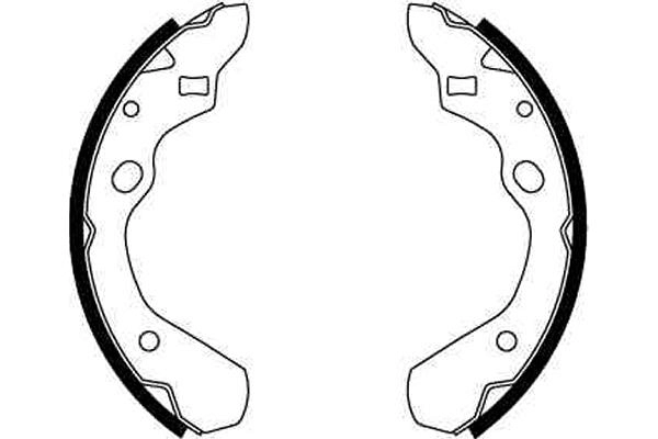Jeu de mâchoires de frein TRW GS8290