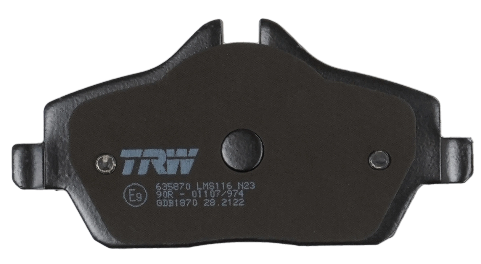 Kit de plaquettes de frein, frein à disque TRW GDB1870