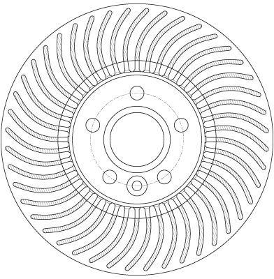 Disque de frein TRW DF6185S