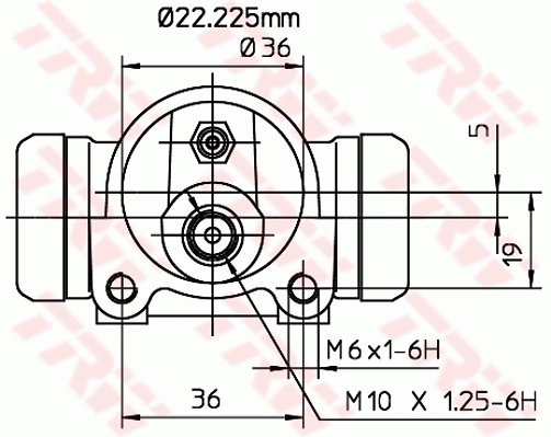 Cylindre de roue TRW BWH159