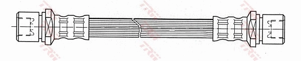 Flexible de frein TRW PHA403