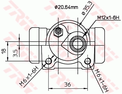 Cylindre de roue TRW BWF167