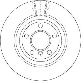Disque de frein TRW DF6617S
