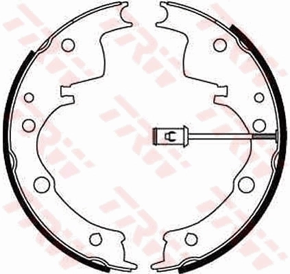 Jeu de mâchoires de frein TRW GS8598