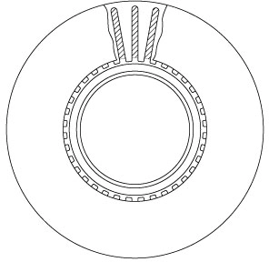 Disque de frein TRW DF5065S