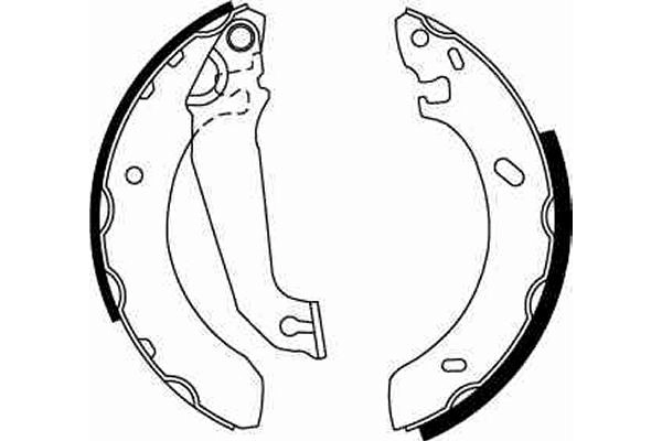 Jeu de mâchoires de frein TRW GS6254