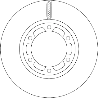 Disque de frein TRW DF6640S