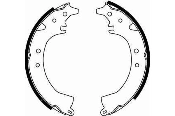 Jeu de mâchoires de frein TRW GS8500