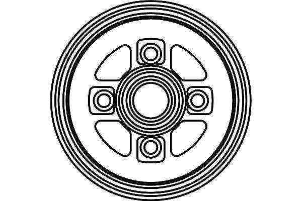 Tambour de frein TRW DB4317