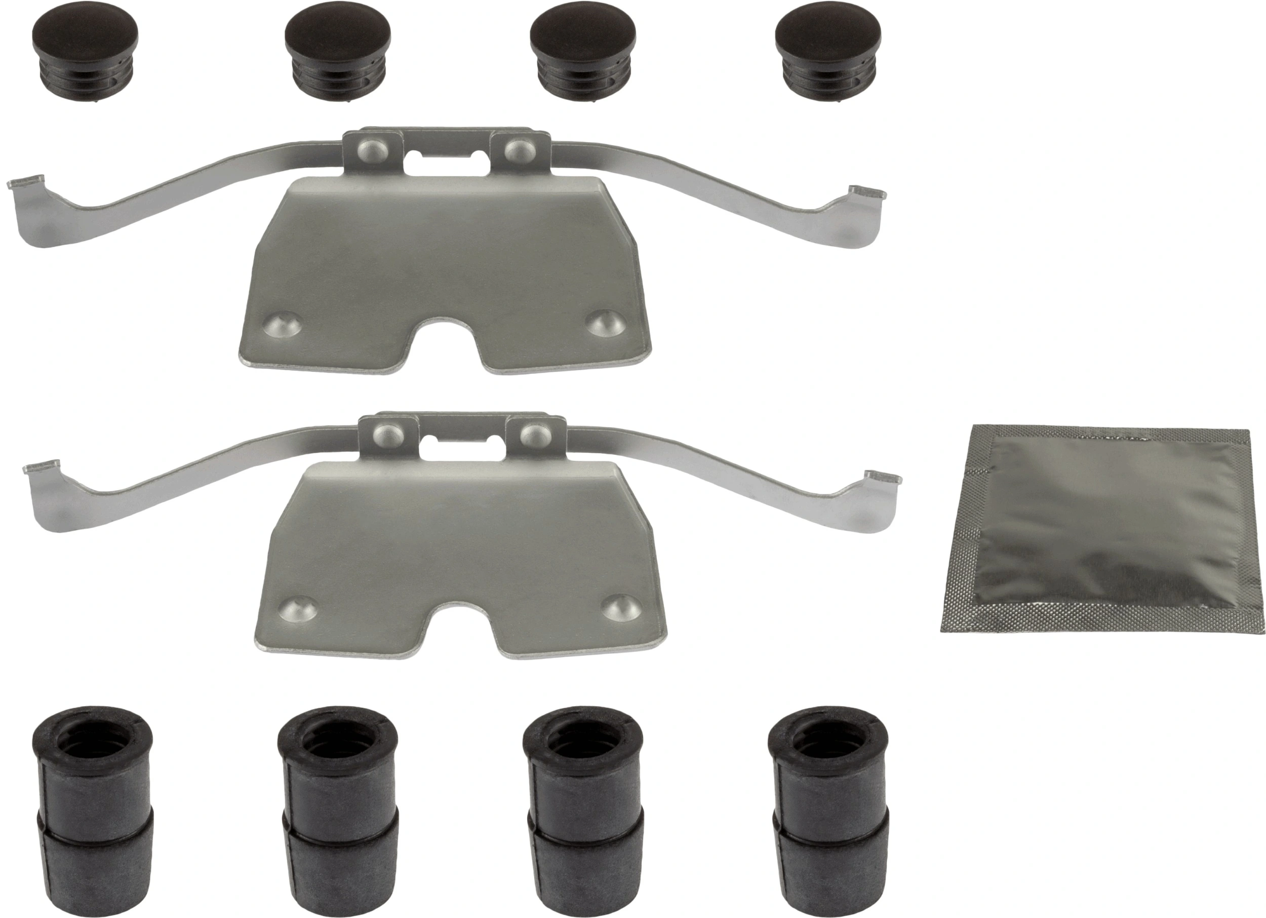 Kit d'accessoires, plaquette de frein à disque TRW PFK757