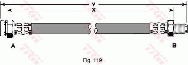 Flexible de frein TRW PHB300