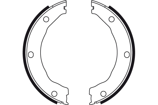 Jeu de mâchoires de frein, frein de stationnement TRW GS8726