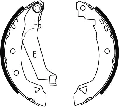 Jeu de mâchoires de frein TRW GS8538