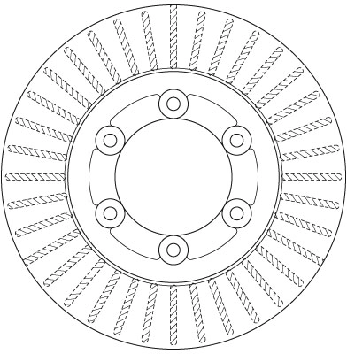 Disque de frein TRW DF6487
