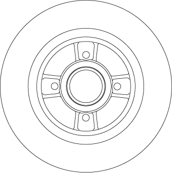 Disque de frein TRW DF4272BS