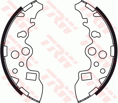 Jeu de mâchoires de frein TRW GS8485