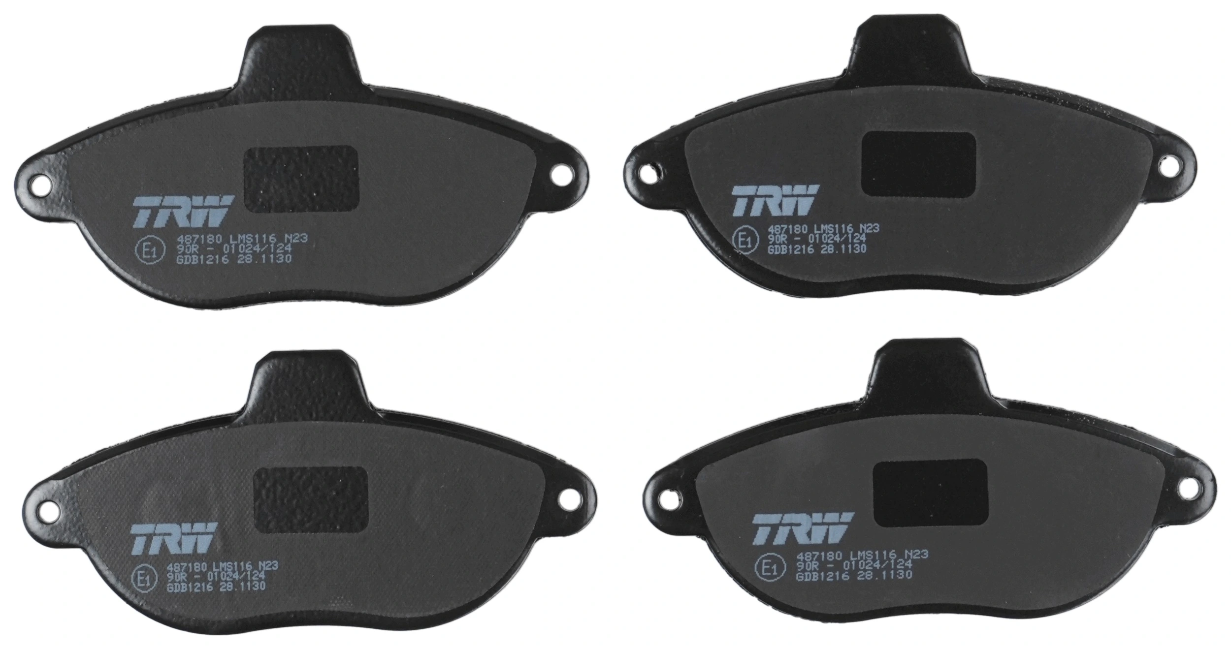 Kit de plaquettes de frein, frein à disque TRW GDB1216