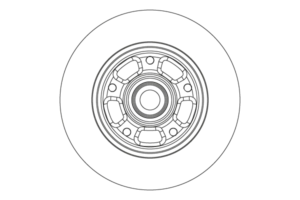 TARCZA HAM. RENAULT T. MEGANE 1,2-1,8 15-18 Z ŁOŻYSKIEM ABS