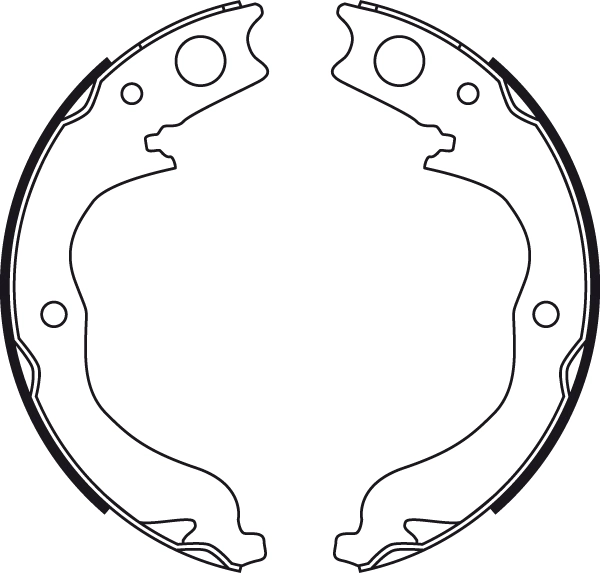 Jeu de mâchoires de frein, frein de stationnement TRW GS8753