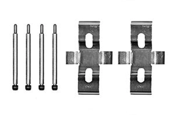 Kit d'accessoires, plaquette de frein à disque TRW PFK170