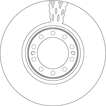 Disque de frein TRW DF5087S