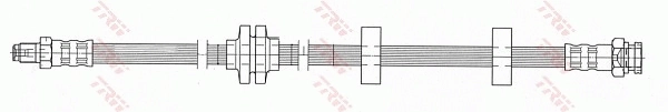 Flexible de frein TRW PHB409