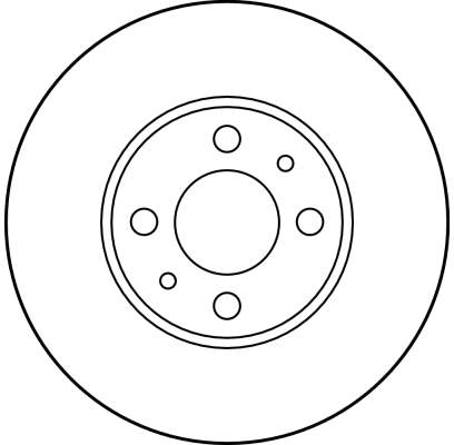 Disque de frein TRW DF2734