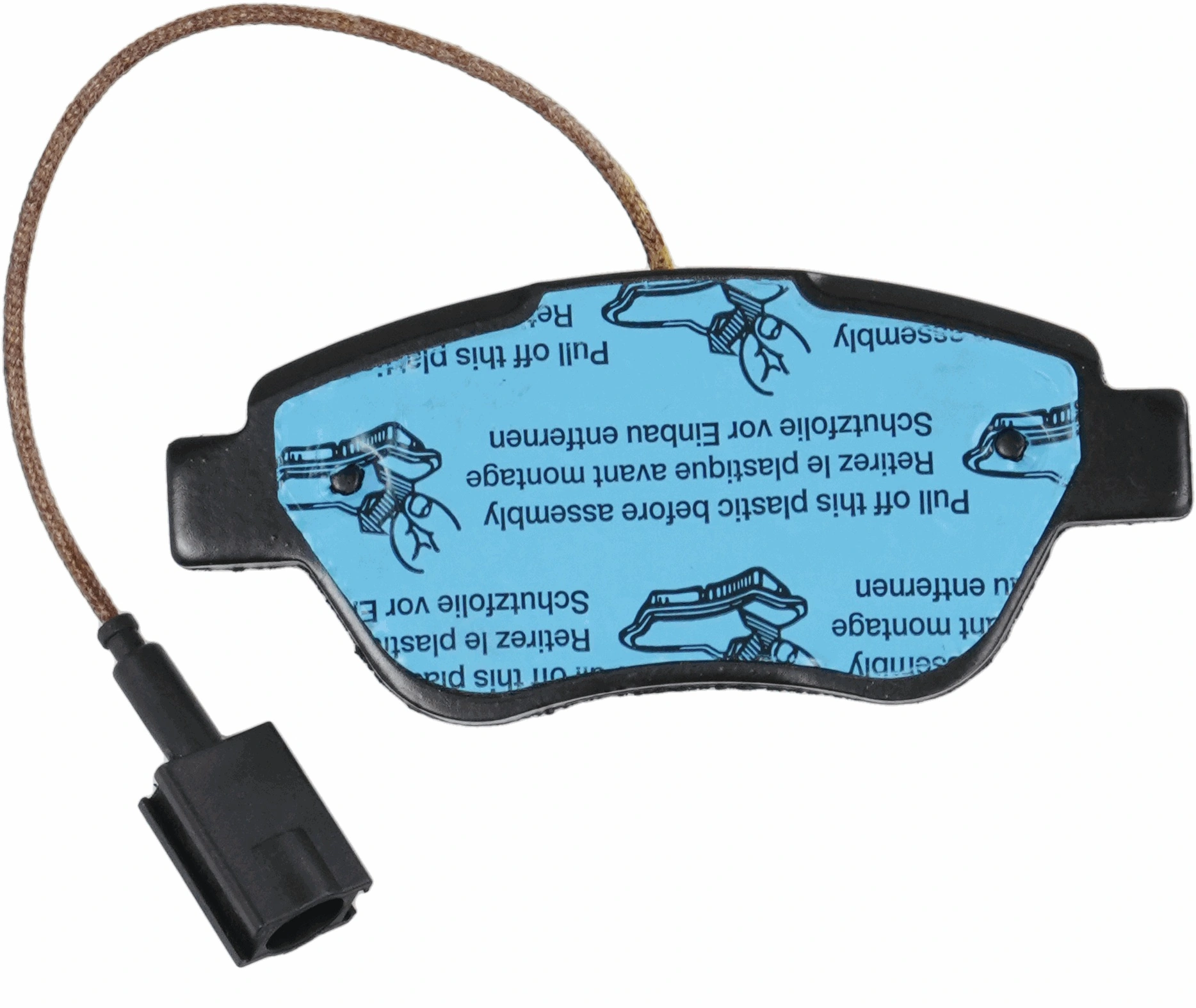 Kit de plaquettes de frein, frein à disque TRW GDB1842